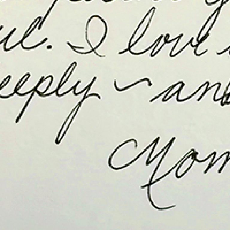 by hand